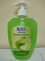 ROSA Жидкое мыло антибактериальное с дозатором "Зеленое яблоко"