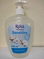 ROSA Жидкое мыло антибактериальное с дозатором "Sensitive"