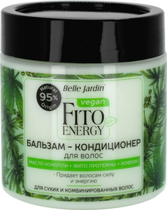 FITO ENERGY VEGAN Бальзам для волос с кондиционером  МАСЛО КОНОПЛИ + ФИТО ПРОТЕИНЫ + КОФЕИН