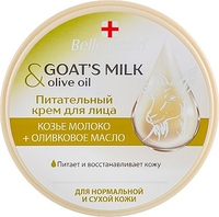 Крем для лица питательный "Козье молоко и Оливковое масло" 200мл